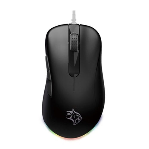 Porodo Gaming BlackHawk 8D Wired Gaming Mouse PWM3389 Sensor with TTC Switch {PDX318-BK}