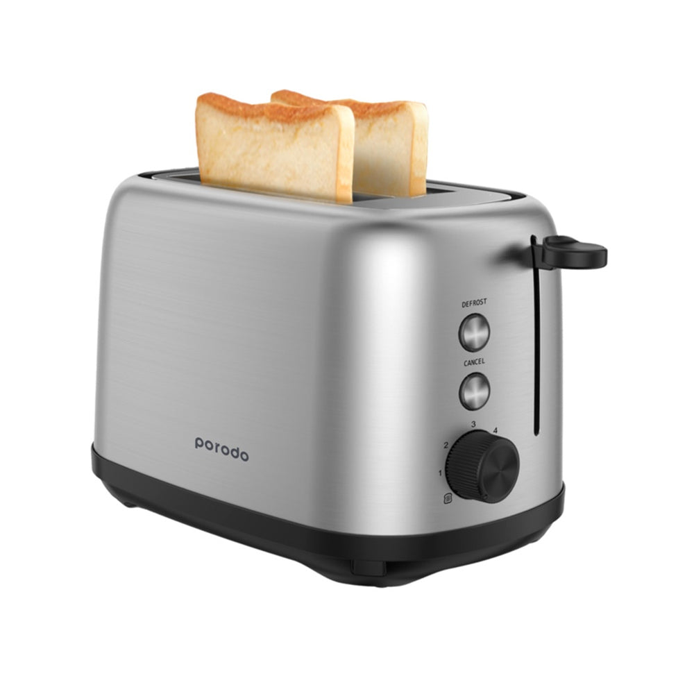 Porodo LifeStyle Golden Brown Toaster with Defrost Function 750W